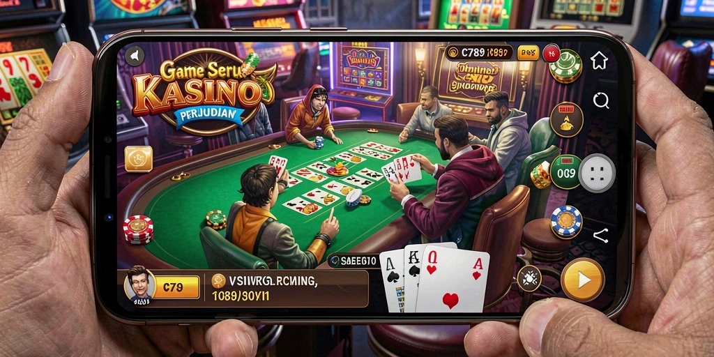 Screenshot C789 menampilkan gameplay Kasino yang mendebarkan dan grafis menawan.