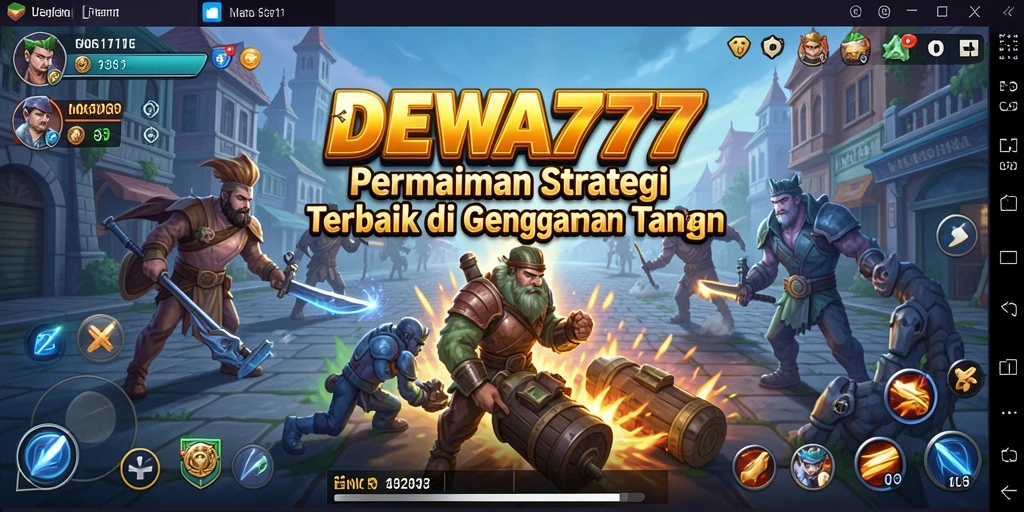 Screenshot menampilkan strategi gameplay yang seru dalam DEWA777.