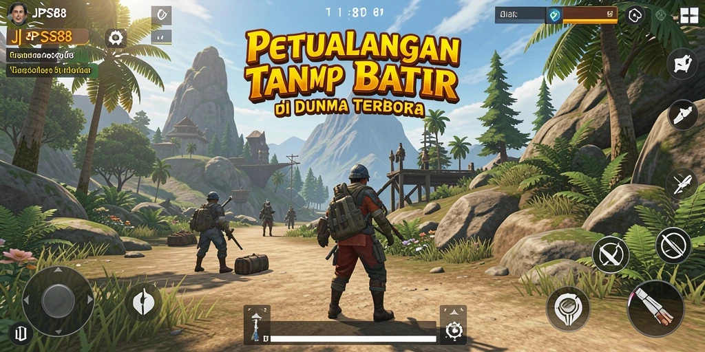 Tampilan gameplay JPS88 dalam dunia terbuka yang luas.