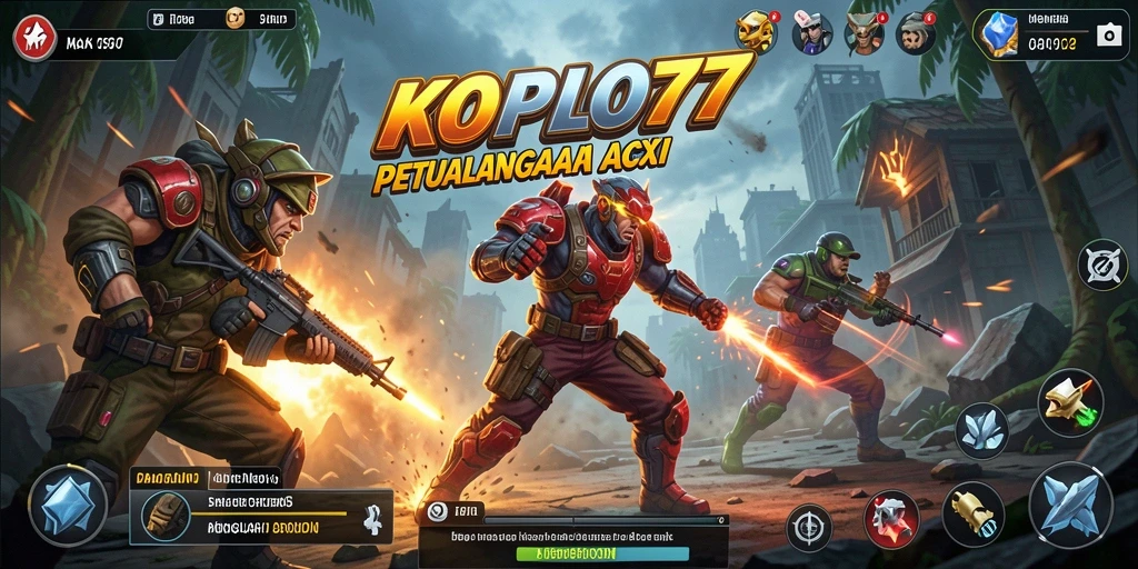 Gameplay KOPLO77 yang penuh aksi dan tantangan.