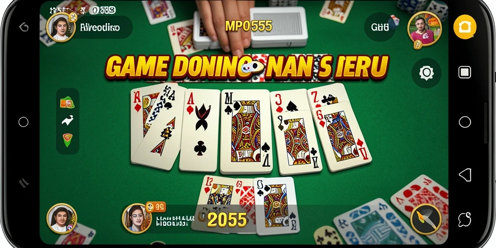 Screenshot gameplay domino MPO555 yang menunjukkan serunya bermain.