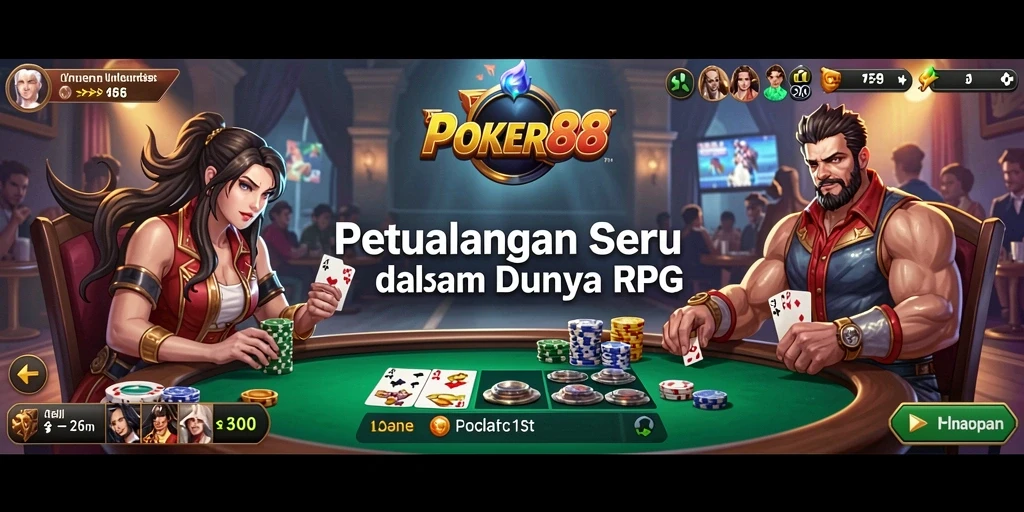 Tangkapan layar POKER88 menunjukkan aksi pertempuran yang mendebarkan.