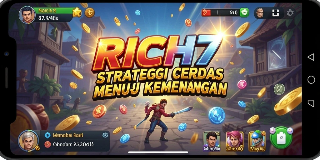 Tampilan gameplay RICH7 yang penuh strategi dan tantangan menarik.