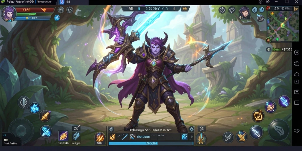Tampilan gameplay epik dari X168 dengan pertarungan seru dan grafis menawan.